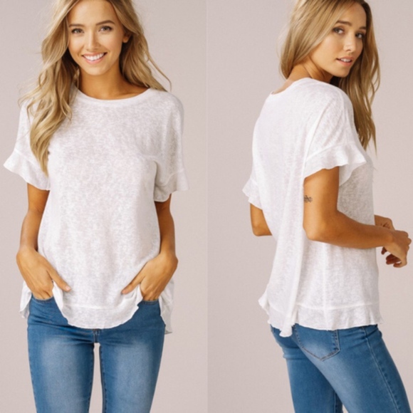 Bellanblue Tops - Softest Tee - IVORY